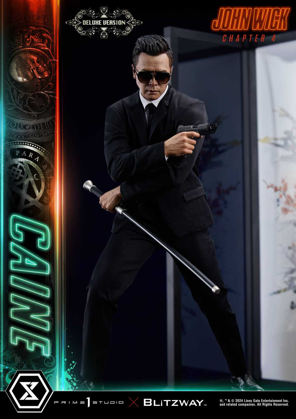 Prime 1 Studio Caine (John Wick Chapter 4 Film) (Deluxe) 1/4 Scale Statue