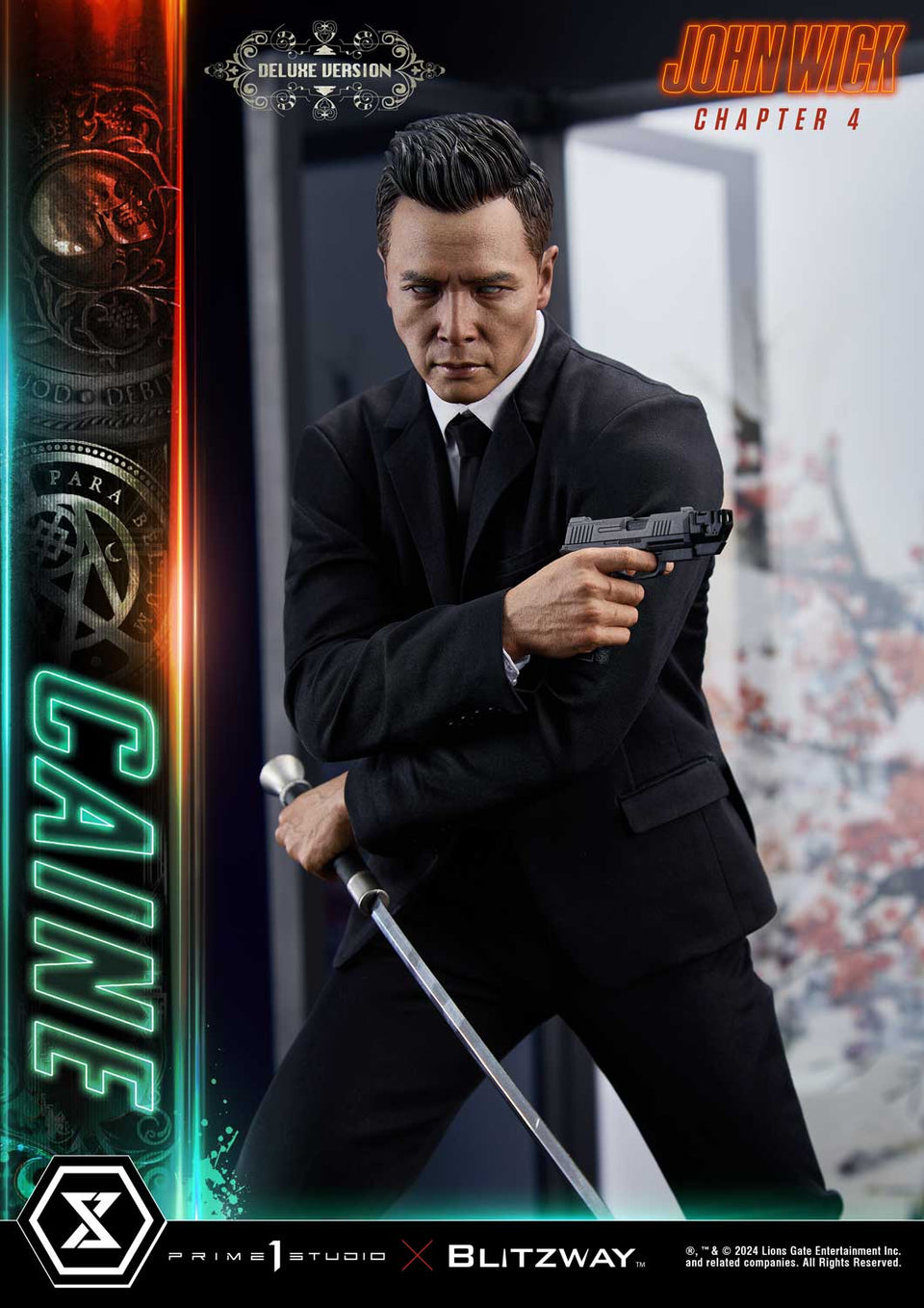 Prime 1 Studio Caine (John Wick Chapter 4 Film) (Deluxe) 1/4 Scale Statue