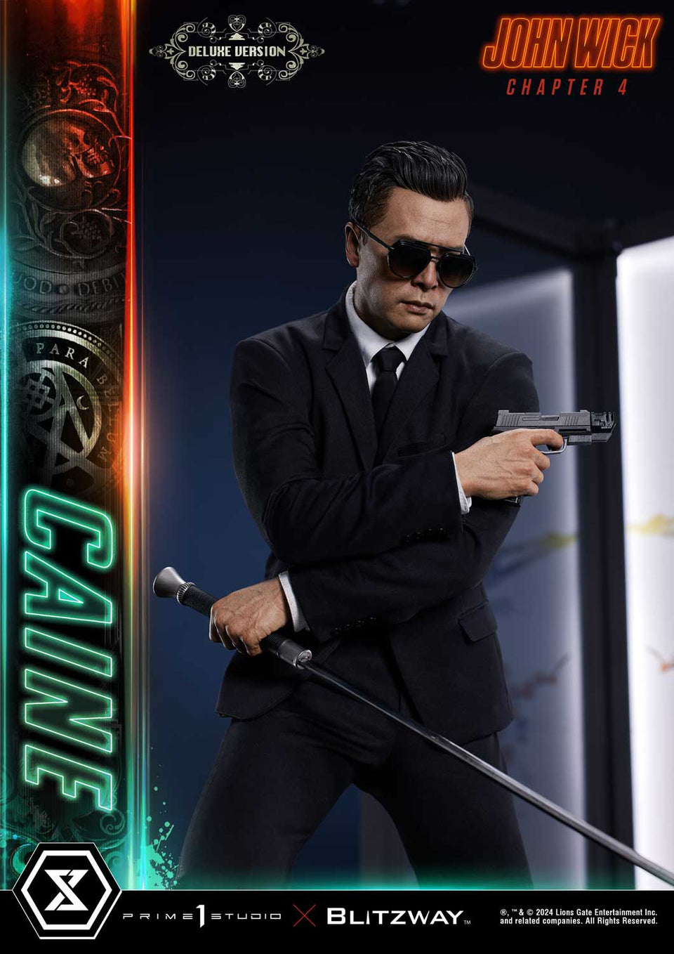 Prime 1 Studio Caine (John Wick Chapter 4 Film) (Deluxe) 1/4 Scale Statue