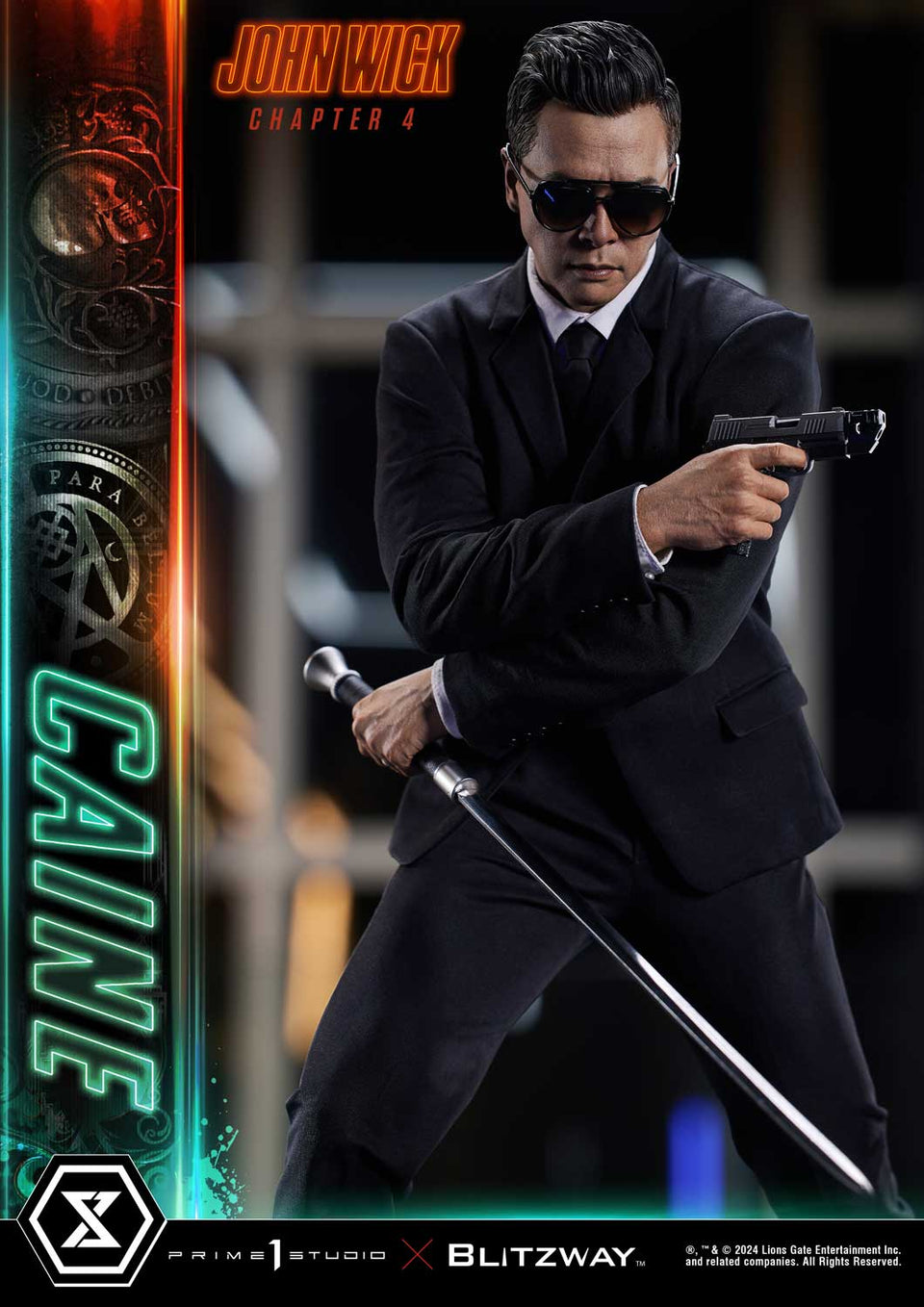 Prime 1 Studio Caine (John Wick Chapter 4 Film) (Deluxe) 1/4 Scale Statue