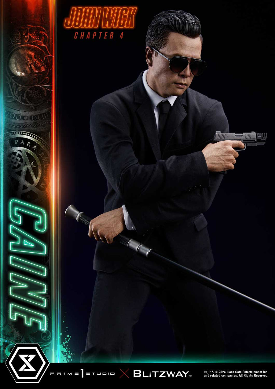 Prime 1 Studio Caine (John Wick Chapter 4 Film) (Deluxe) 1/4 Scale Statue