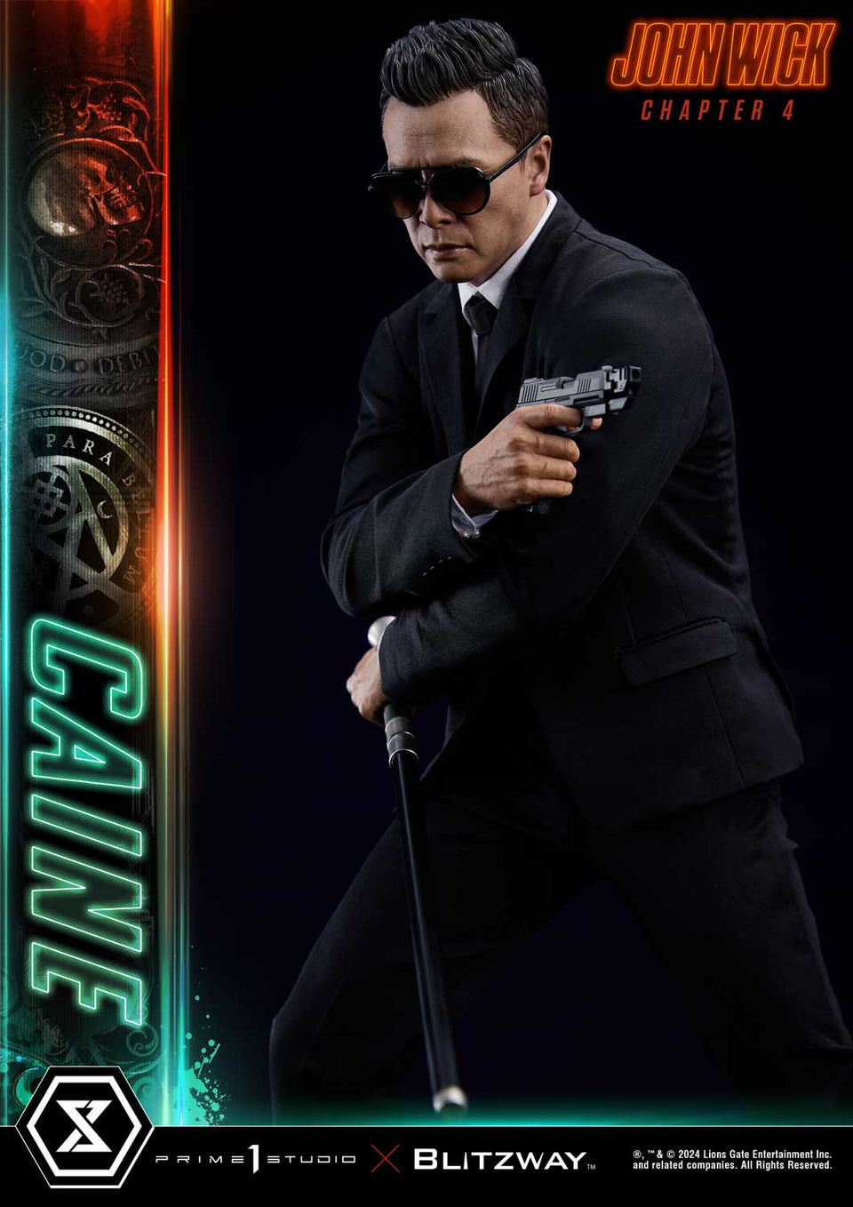 Prime 1 Studio Caine (John Wick Chapter 4 Film) (Deluxe) 1/4 Scale Statue