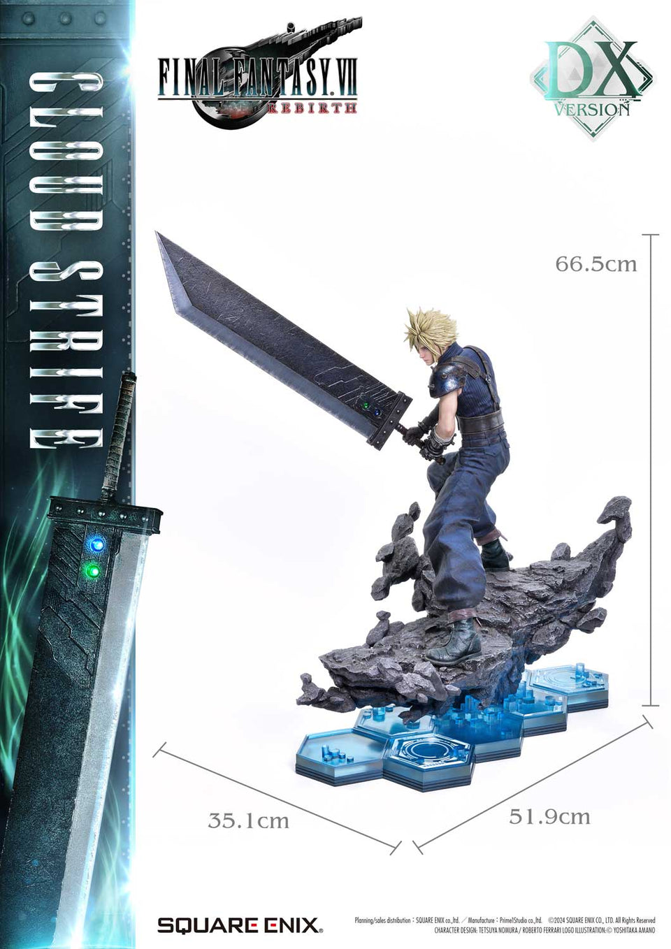 Prime 1 Studio CLOUD STRIFE (Deluxe Edition) 1/4 Scale Statue (SEM-06DX)