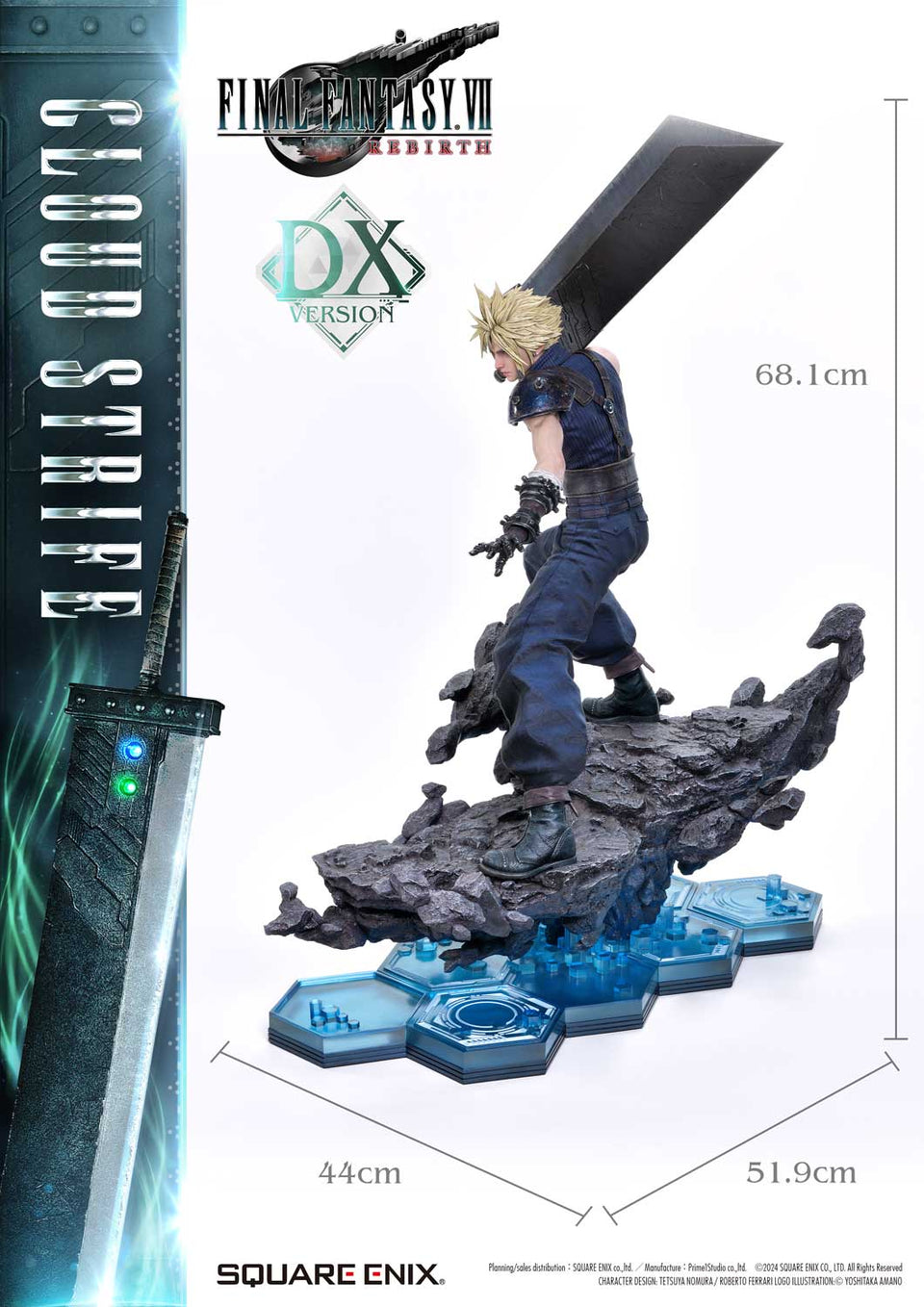 Prime 1 Studio CLOUD STRIFE (Deluxe Edition) 1/4 Scale Statue (SEM-06DX)