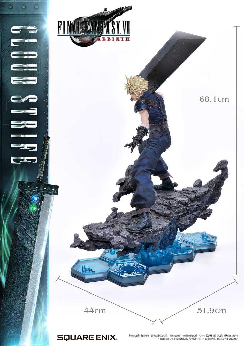 Prime 1 Studio CLOUD STRIFE (Regular Edition) 1/4 Scale Statue (SEM-06)