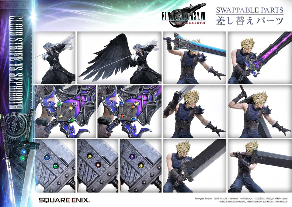 Prime 1 Studio CLOUD STRIFE vs SEPHIROTH 1/4 Scale Statue (SEM-08)