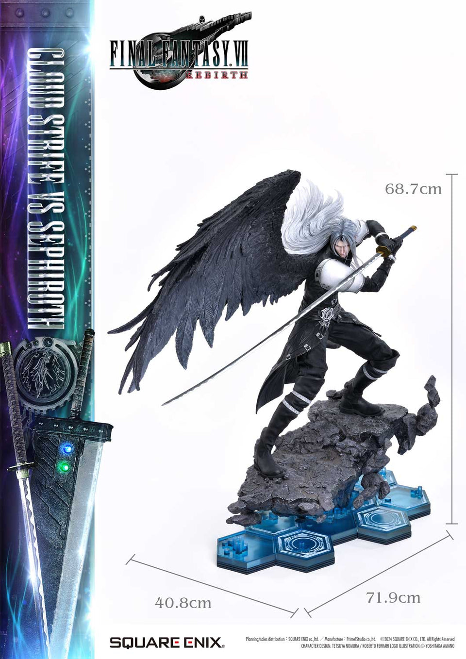 Prime 1 Studio CLOUD STRIFE vs SEPHIROTH 1/4 Scale Statue (SEM-08)