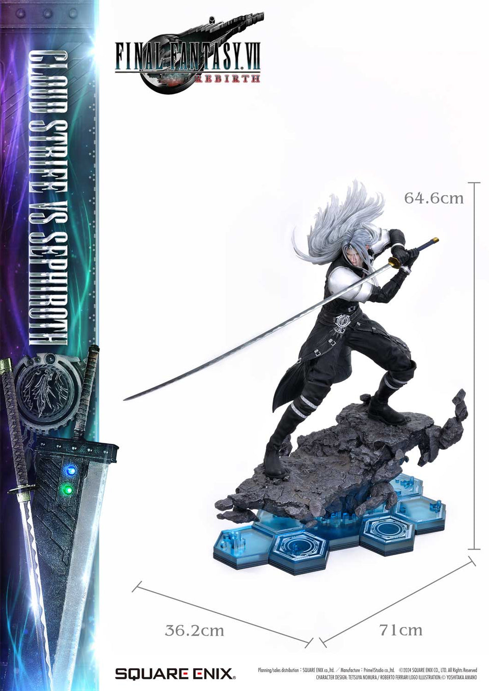 Prime 1 Studio CLOUD STRIFE vs SEPHIROTH 1/4 Scale Statue (SEM-08)