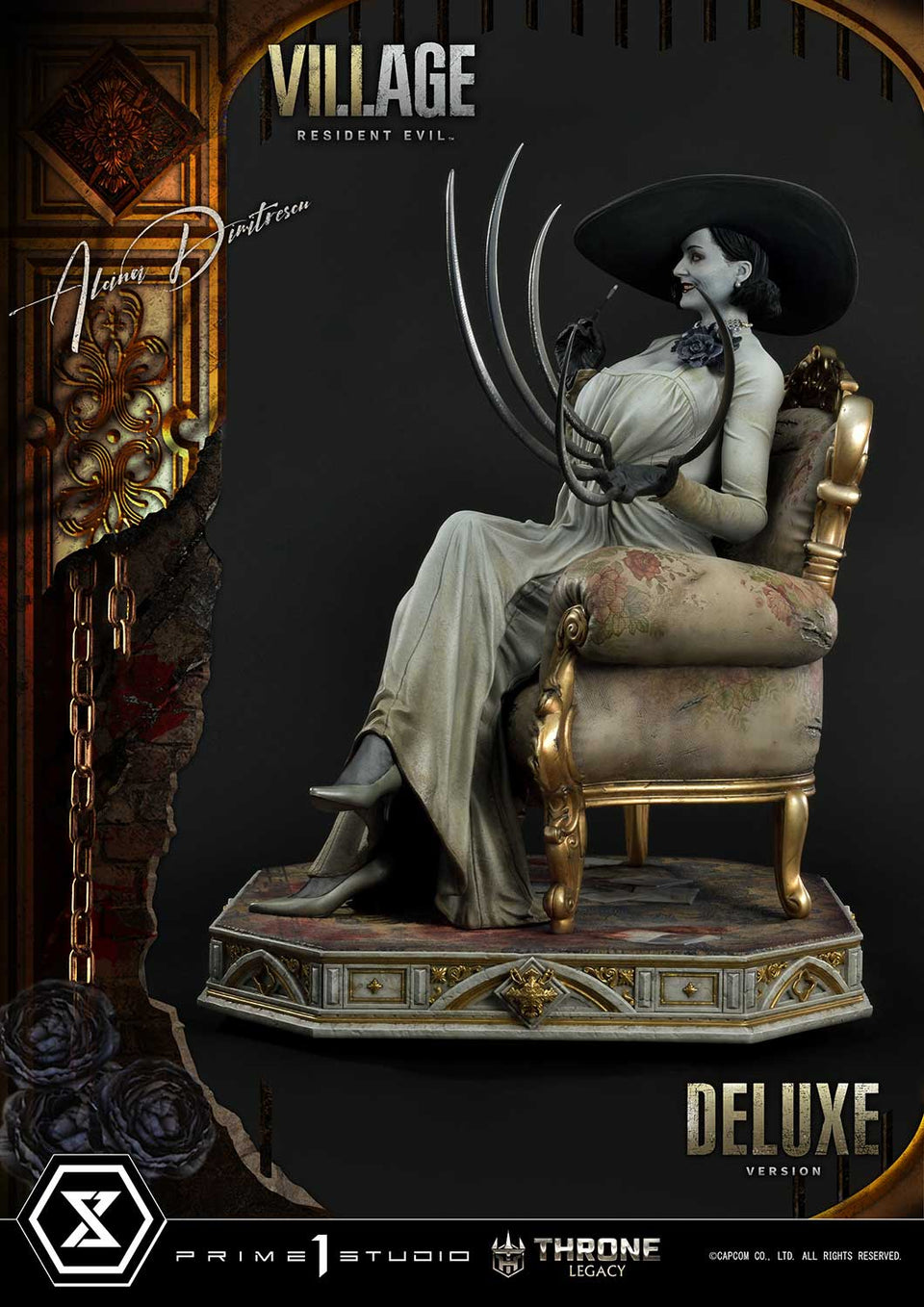 Prime 1 Studios Alcina Dimitrescu (Deluxe Bonus Version) 1/4 Scale Statue