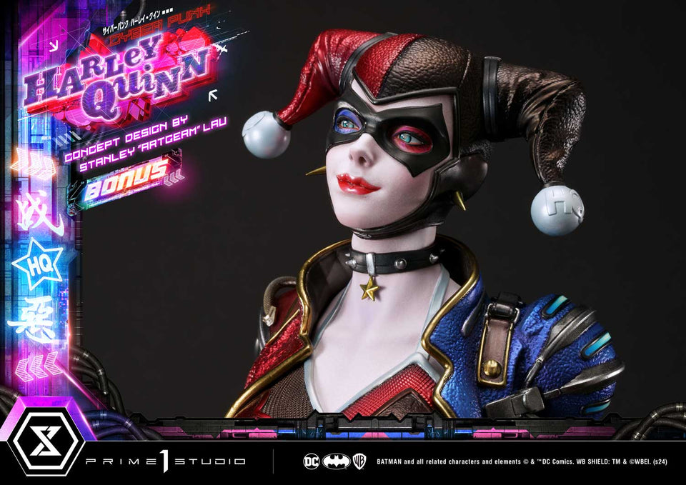 Prime 1 Studio Cyberpunk Harley Quinn (Batman Comics) (Deluxe Version) 1/4 Scale Statue