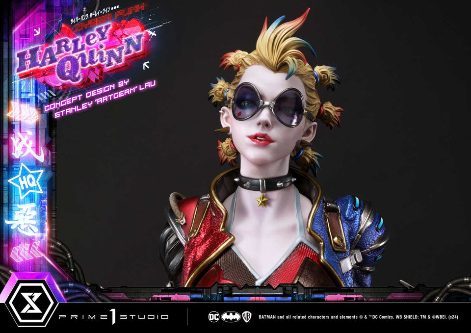 Prime 1 Studio Cyberpunk Harley Quinn (Batman Comics) (Deluxe Version) 1/4 Scale Statue
