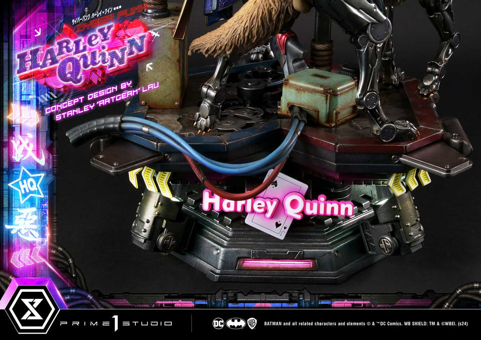 Prime 1 Studio Cyberpunk Harley Quinn (Batman Comics) (Regular Version) 1/4 Scale Statue