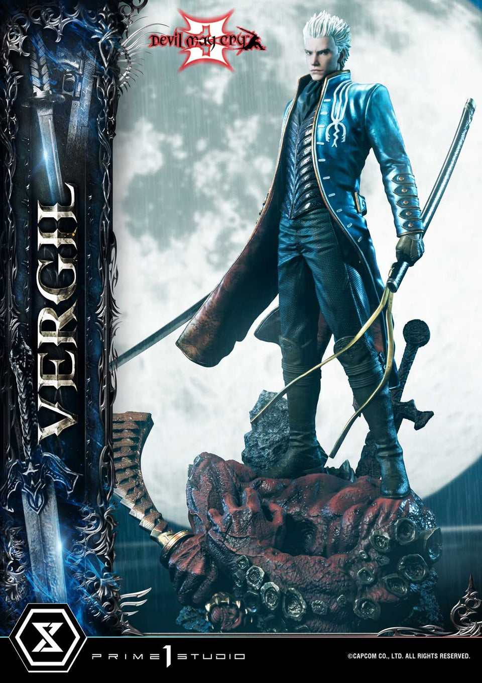 Prime 1 Studios Devil May Cry 3 (Vergil) (Deluxe Version) 1/4 Scale Statue