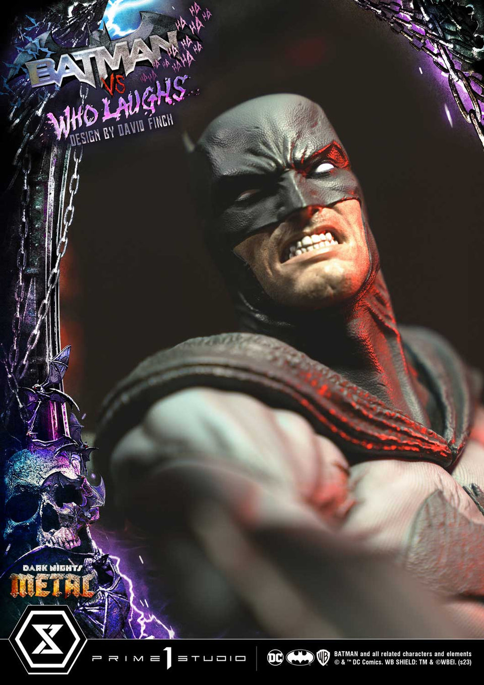 Prime 1 Studios Batman Vs. Batman Who Laughs (Deluxe Version) 1/4 Scale Statue
