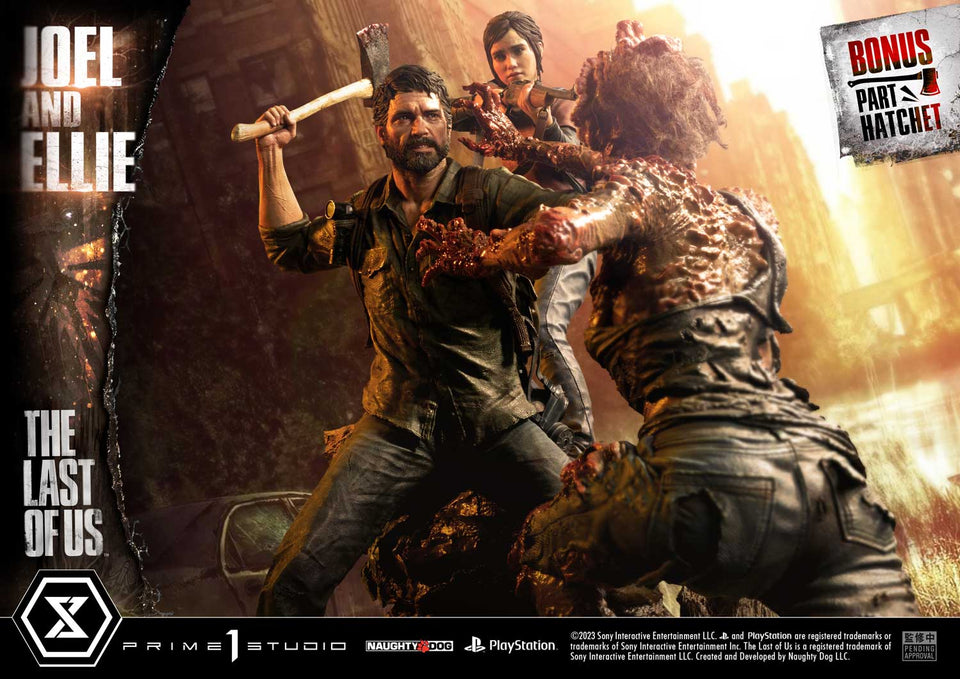 Prime 1 Studios The Last of Us PartⅠ  (Joel ＆ Ellie) (Deluxe Bonus Version) 1/4 Scale Statue
