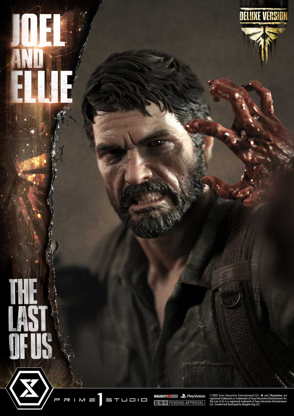 Prime 1 Studios The Last of Us PartⅠ  (Joel ＆ Ellie) (Deluxe Bonus Version) 1/4 Scale Statue