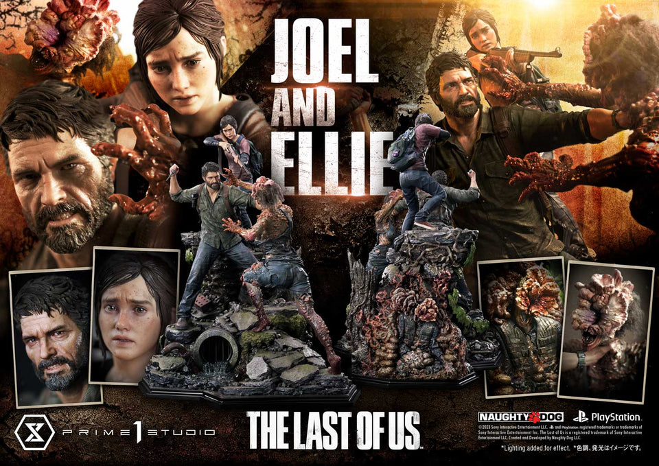 Prime 1 Studios The Last of Us PartⅠ  (Joel ＆ Ellie) (Regular Version) 1/4 Scale Statue