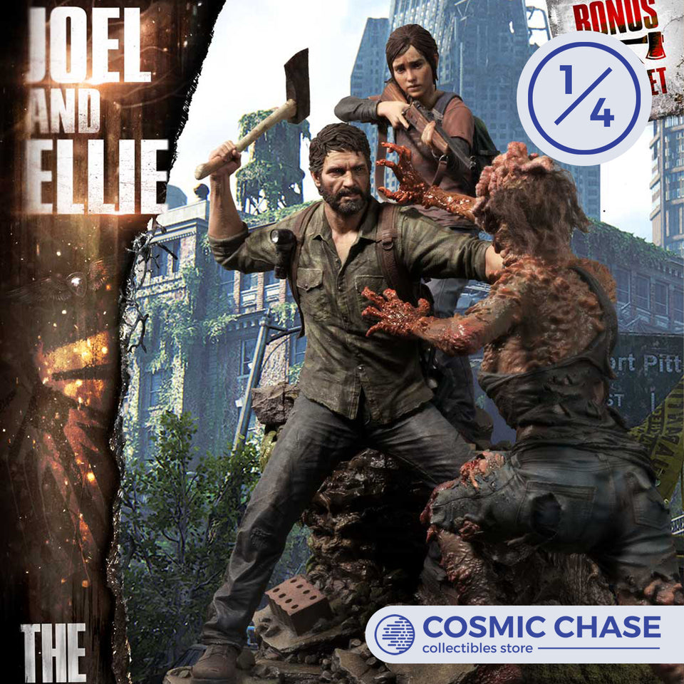Prime 1 Studios The Last of Us PartⅠ  (Joel ＆ Ellie) (Deluxe Bonus Version) 1/4 Scale Statue