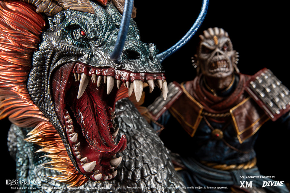 XM Studios Eddie X The Chinese Dragon 2016 The Book Of Souls World Tour 1:4 Scale Statue