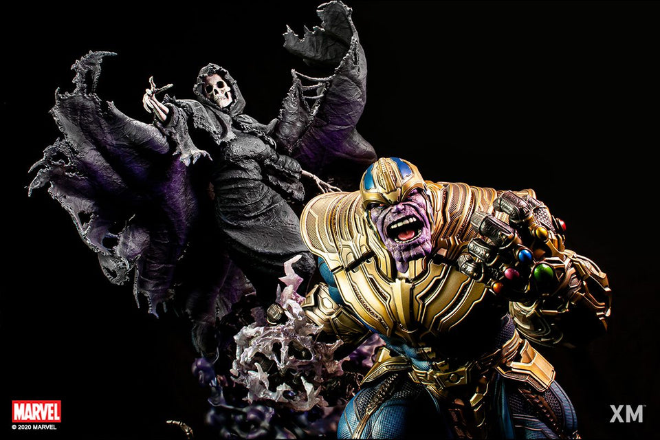 XM Studios Thanos and Lady Death (Exclusive) 1:4 Scale Statue
