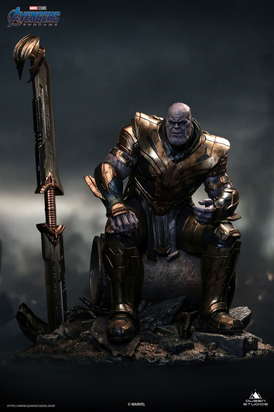 Queen Studios Thanos (Movie Edition) 1:4 Scale Statue (2 Versions)