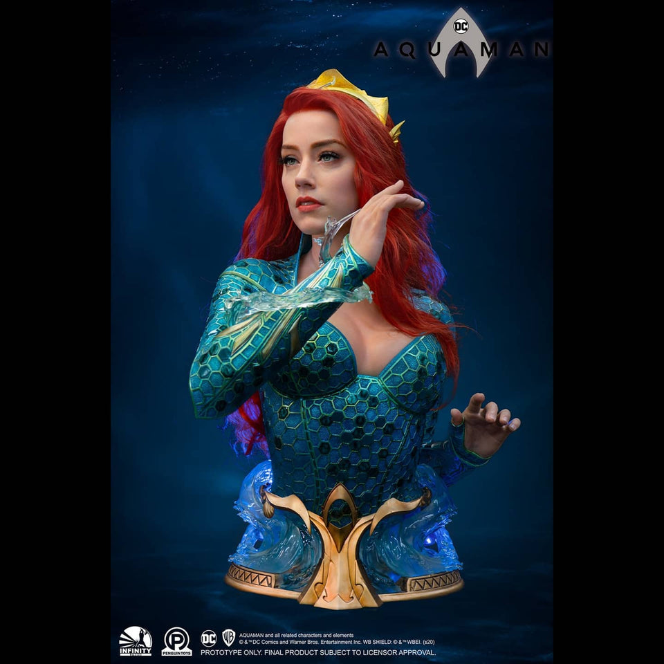 Infinity Studio Mera (Aquaman) 1:1 Scale Life Size Bust
