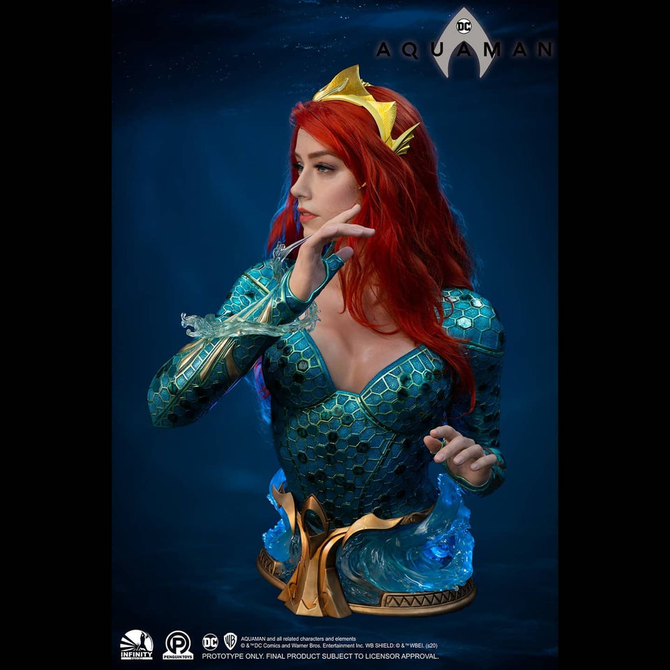 Infinity Studio Mera (Aquaman) 1:1 Scale Life Size Bust