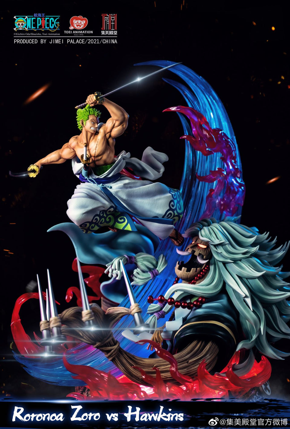 Jimei Palace Roronoa Zoro vs Hawkins (One Piece) 1/6 Scale Statue