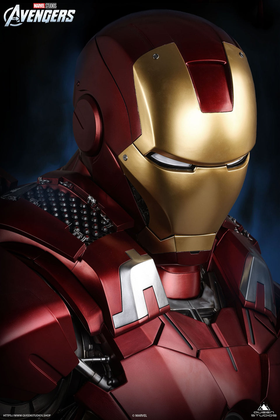 Queen Studios Iron Man Mark 7 Lifesize Bust