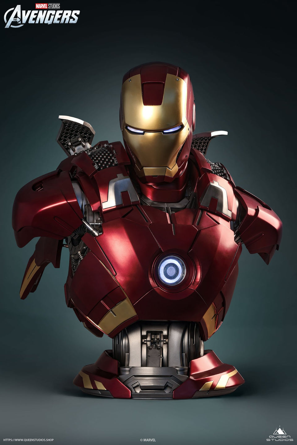 Queen Studios Iron Man Mark 7 Lifesize Bust
