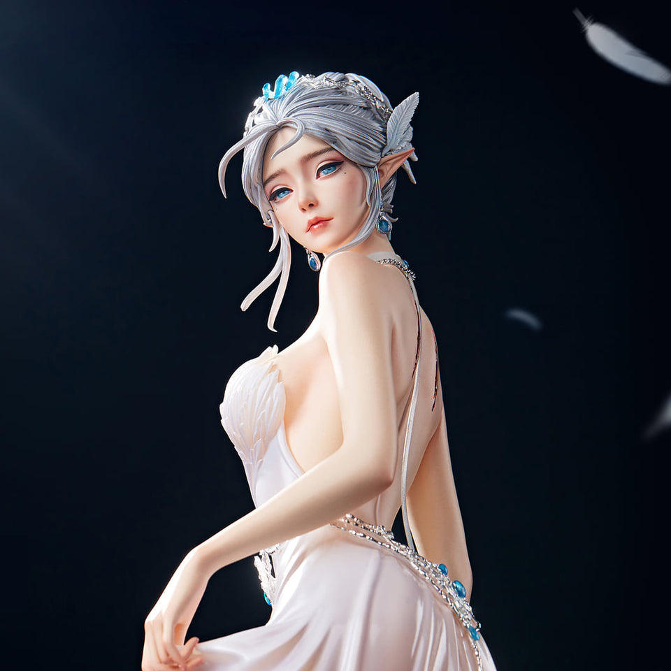 TriEagles Studio Princess Yan - Glance (Ghostblade) (White Version) 1/4 Scale Statue