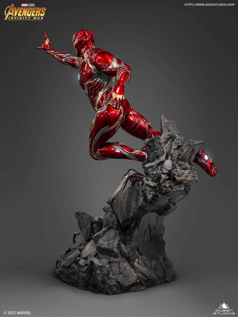 Queen Studios Iron Man Mark 50 1/4 Scale Statue