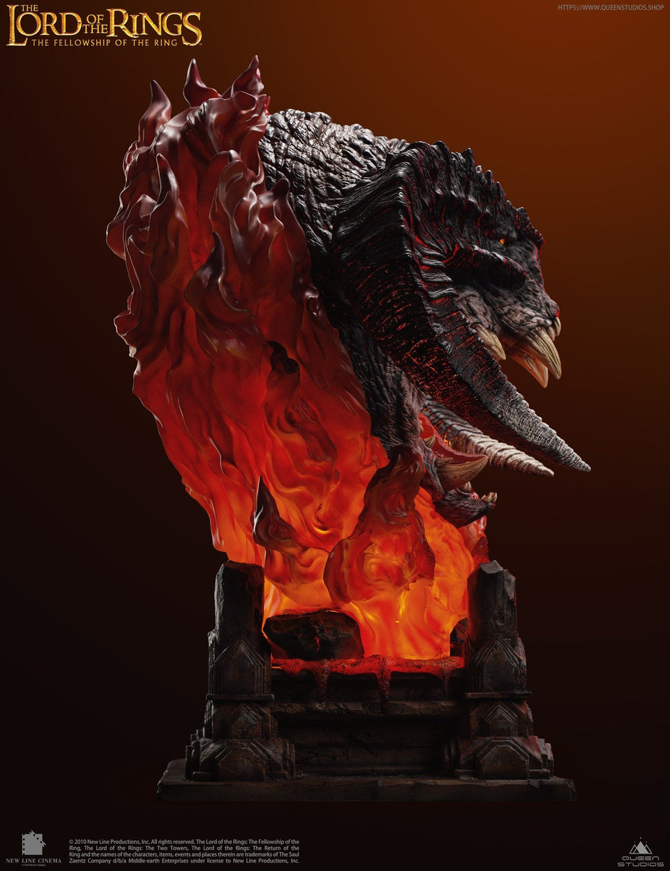 Queen Studios Lord Of The Rings (Balrog Polda Edition) (With Base) Bust Statue