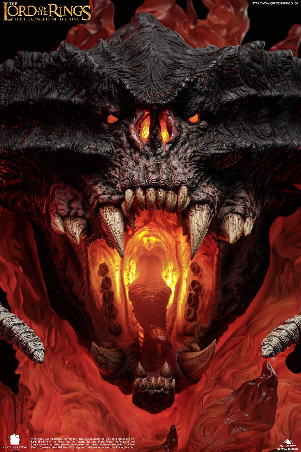 Queen Studios Lord Of The Rings (Balrog Polda Edition) (With Base) Bust Statue