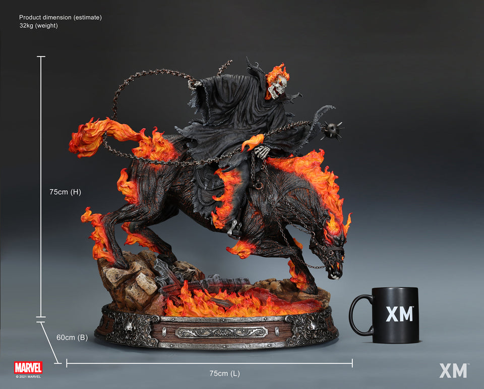 XM Studios Ghost Rider (Horseback Edition) 1/4 Scale Statue