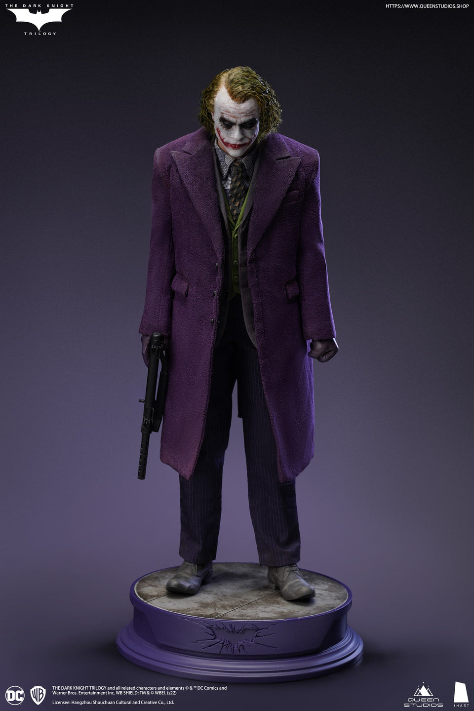 Queen Studios InArt Heath Ledger Joker (Sculpted Hair - 2 Figures