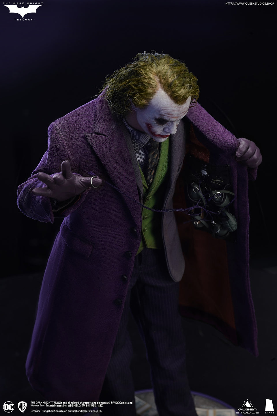 Queen Studios InArt Heath Ledger Joker (Sculpted Hair - 2 Figures