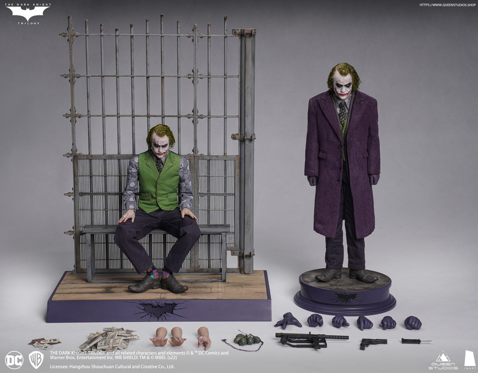 Queen Studios InArt Heath Ledger Joker (Sculpted Hair - 1 Figure) (Regular Version) 1/6 Scale Statue