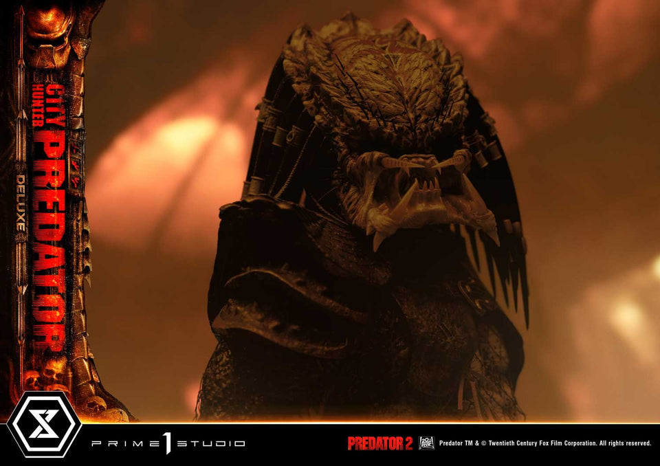 Prime 1 Studio City Hunter Predator (Predator 2 Film) (Deluxe Bonus Version) 1/3 Scale Statue