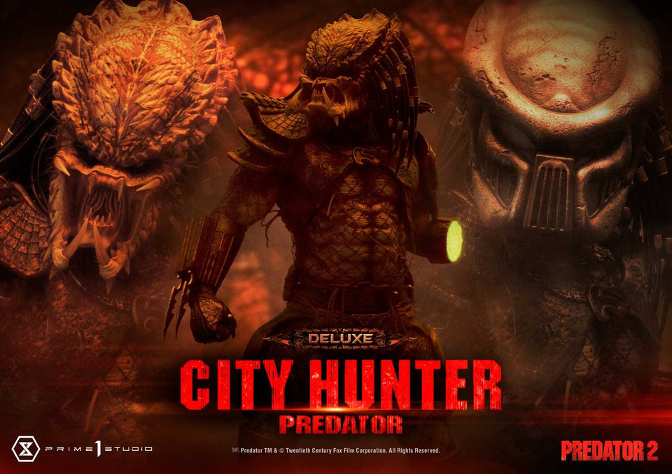 Prime 1 Studio City Hunter Predator (Predator 2 Film) (Deluxe Bonus Version) 1/3 Scale Statue