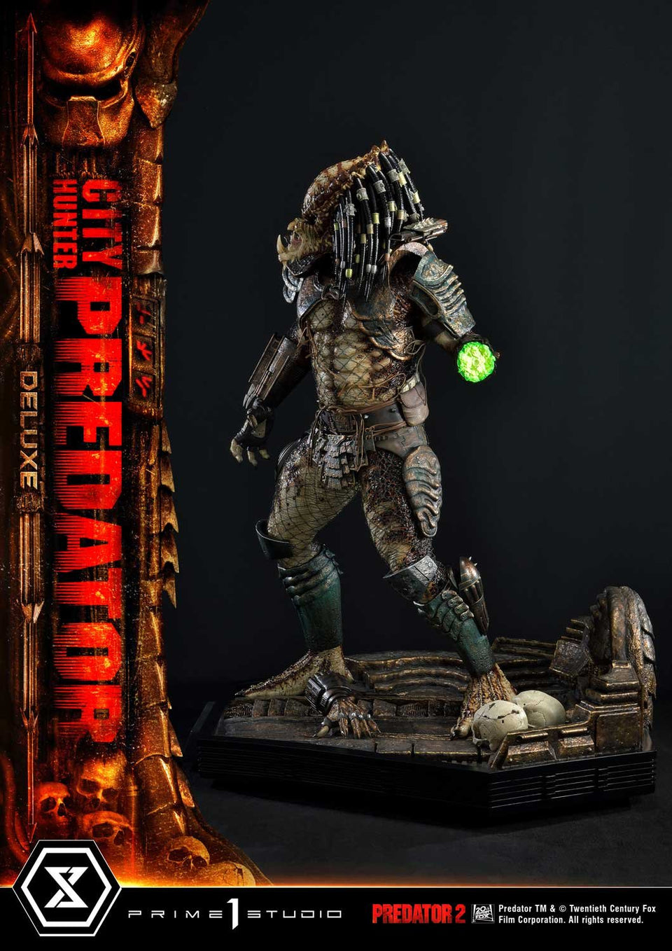 Prime 1 Studio City Hunter Predator (Predator 2 Film) (Deluxe Bonus Version) 1/3 Scale Statue