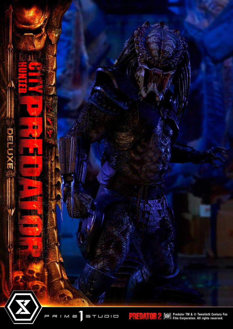 Prime 1 Studio City Hunter Predator (Predator 2 Film) (Deluxe Bonus Version) 1/3 Scale Statue
