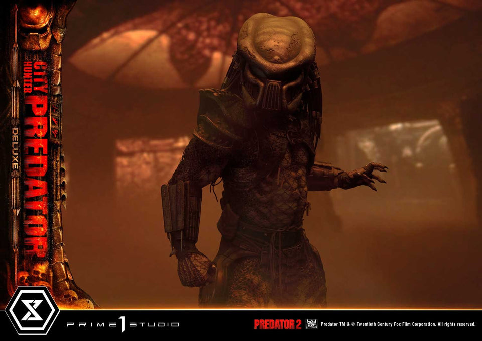 Prime 1 Studio City Hunter Predator (Predator 2 Film) (Deluxe Bonus Version) 1/3 Scale Statue