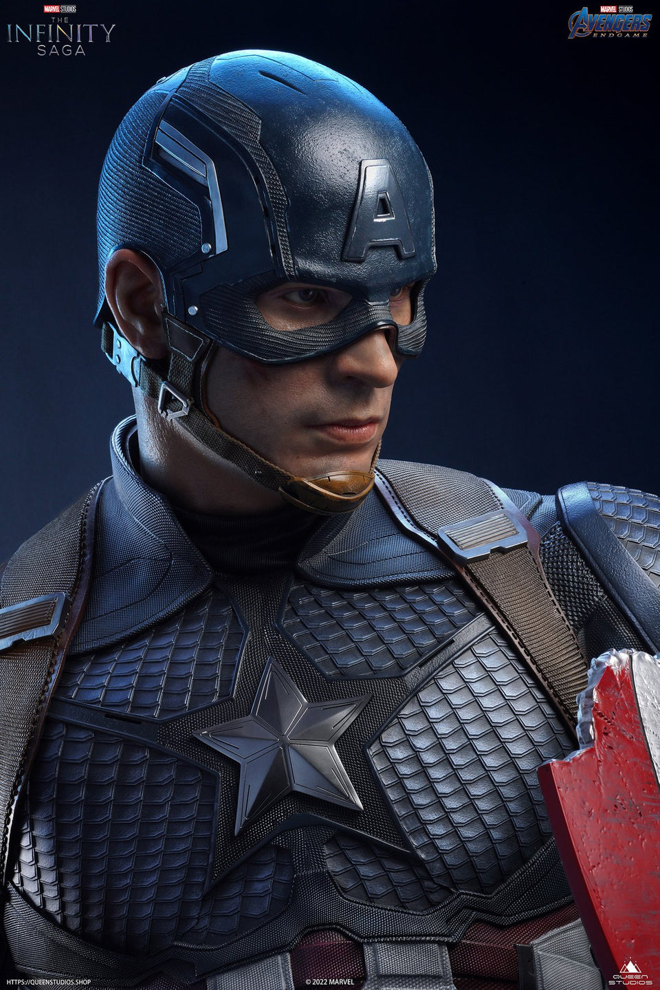 Queen Studios Captain America Life-Size (Bust) 1/1 Scale Statue