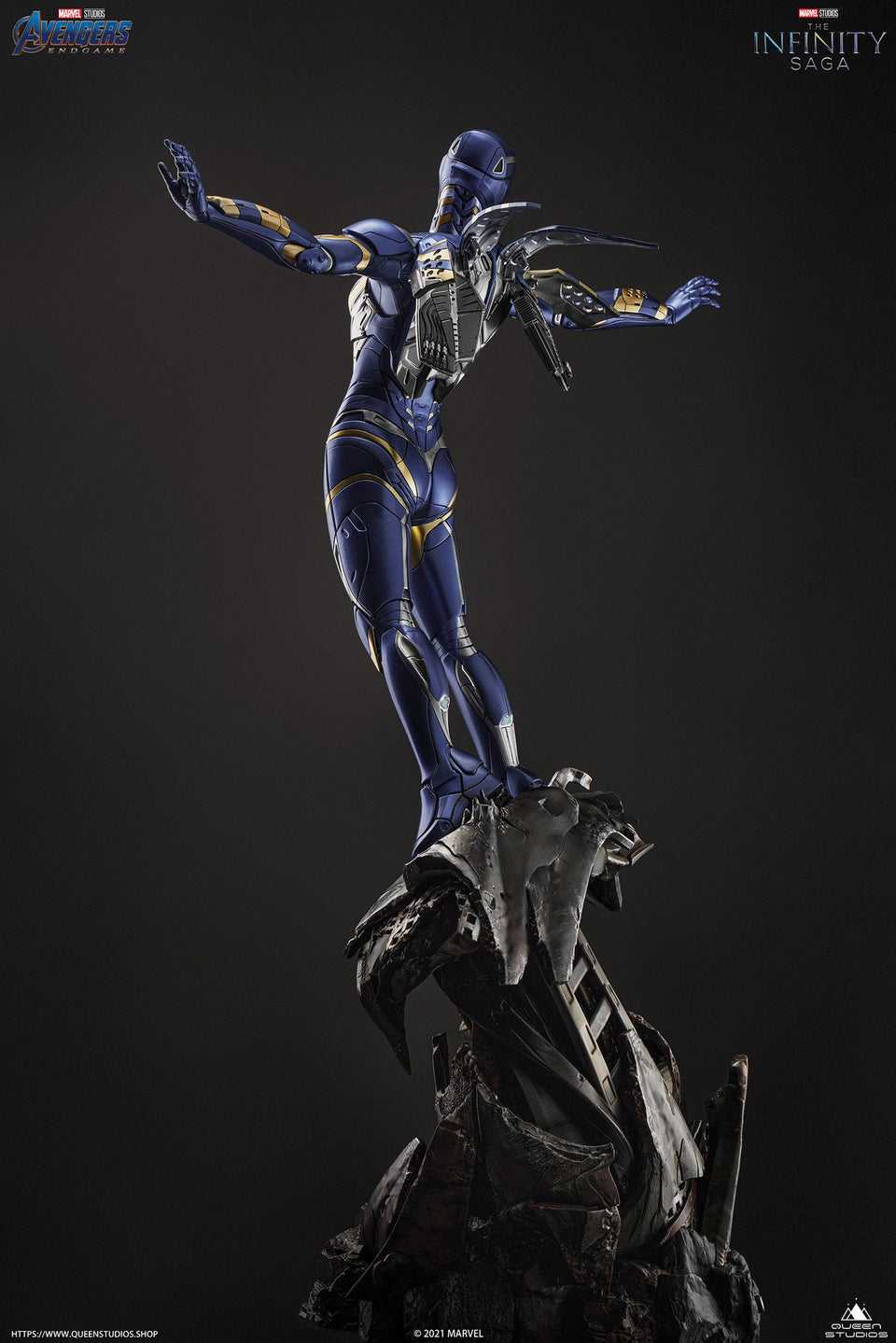Queen Studios Iron Man Set (Mark 85) (Mark 49) 1/4 Scale Statue