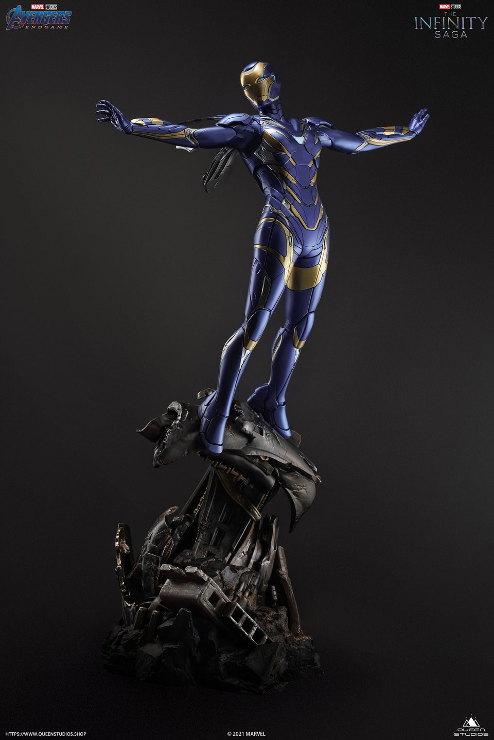 Queen Studios Iron Man Set (Mark 85) (Mark 49) 1/4 Scale Statue