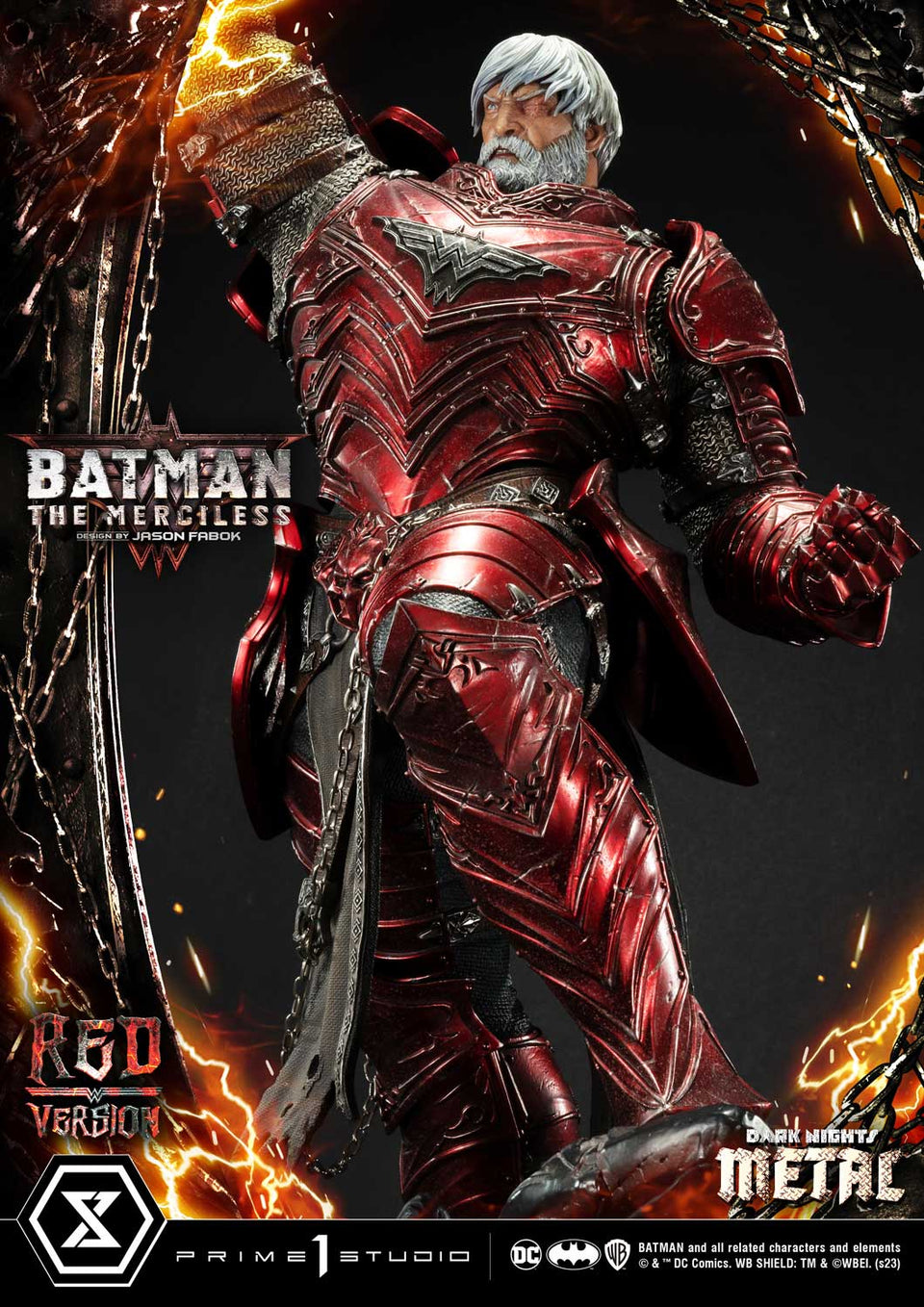 Prime 1 Studio Merciless (Batman) (Red Version) 1/3 Scale Statue