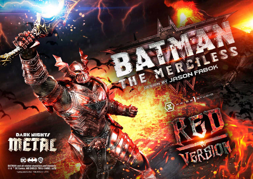 Prime 1 Studio Merciless (Batman) (Red Version) 1/3 Scale Statue