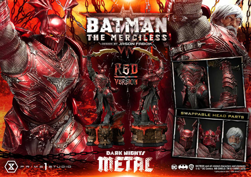 Prime 1 Studio Merciless (Batman) (Red Version) 1/3 Scale Statue
