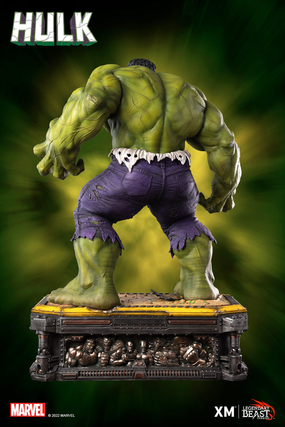 XM Studios Incredible Hulk (3 Portraits) (Premier Edition)1/3 Scale Statue